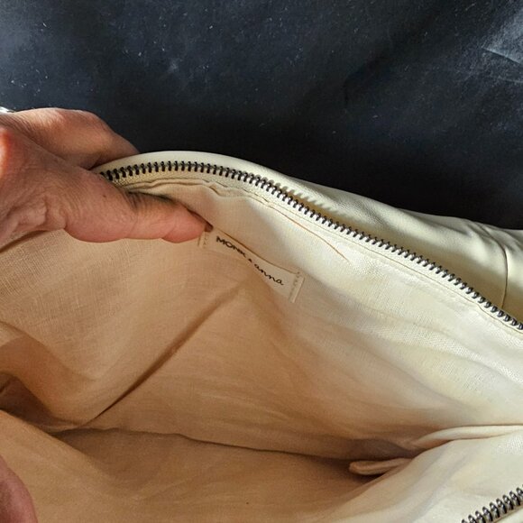 Monk & Anna ivory shoulder bag - Picture 6 of 7